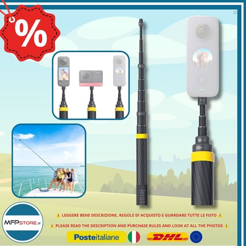 Insta360 selfie stick - selfie, carbonio