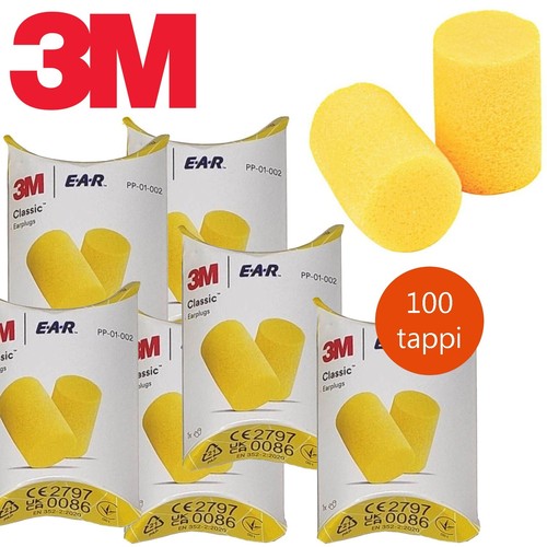 100 tappi orecchie - 100, per