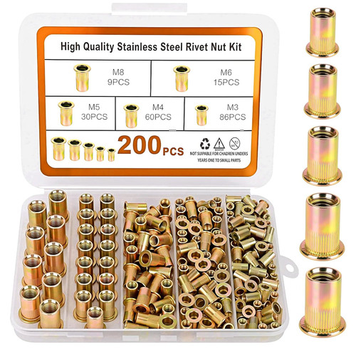 200pcs metric rivet - metric, m3