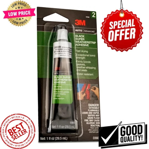 Bondo 03602 1oz tube black - 3m,