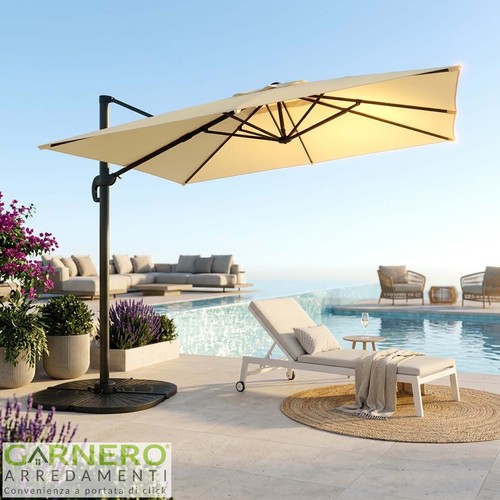 Ombrellone giardino 3x3m - da,